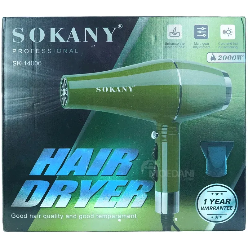 Თმის საშრობი ფენი Sokany SK-14006 თბილისი - photo 2