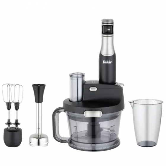 Ხელის ბლენდერი Fakir Speed Quadro Hand Blender Set - Black & Silver თბილისი