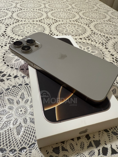 iPhone 16 Pro Max Natural Titanium 512 GB თბილისი - photo 1
