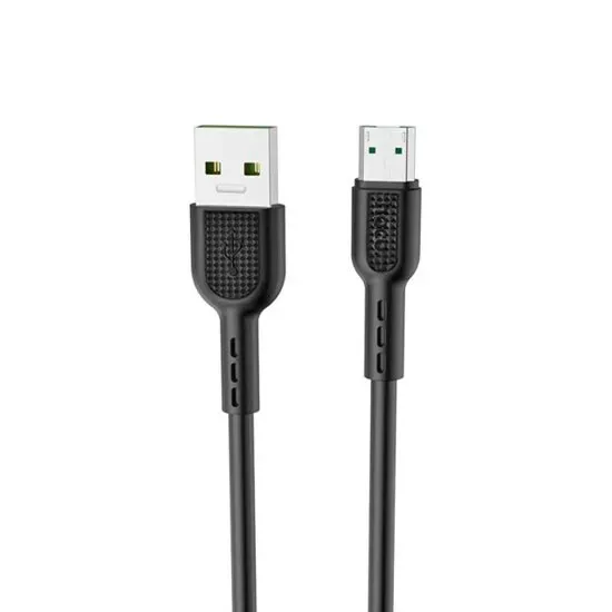 Micro charging cable black X3 Micro 4A Surge flash charging data cable black Tbilisi