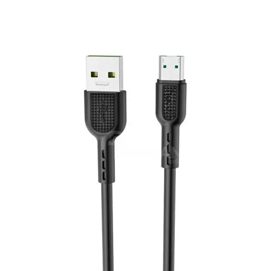 Micro charging cable black X3 Micro 4A Surge flash charging data cable black Tbilisi - photo 1