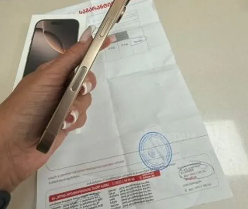 iPhone 16 Pro Desert Titanium 128 GB თბილისი - photo 3