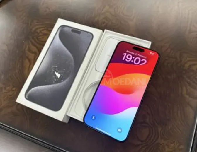 iPhone 15 Pro Max Titanium Black 1 TB თბილისი - photo 3