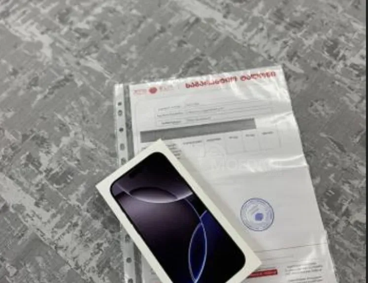 iPhone 16 Pro Max Black Titanium 256 GB თბილისი - photo 1
