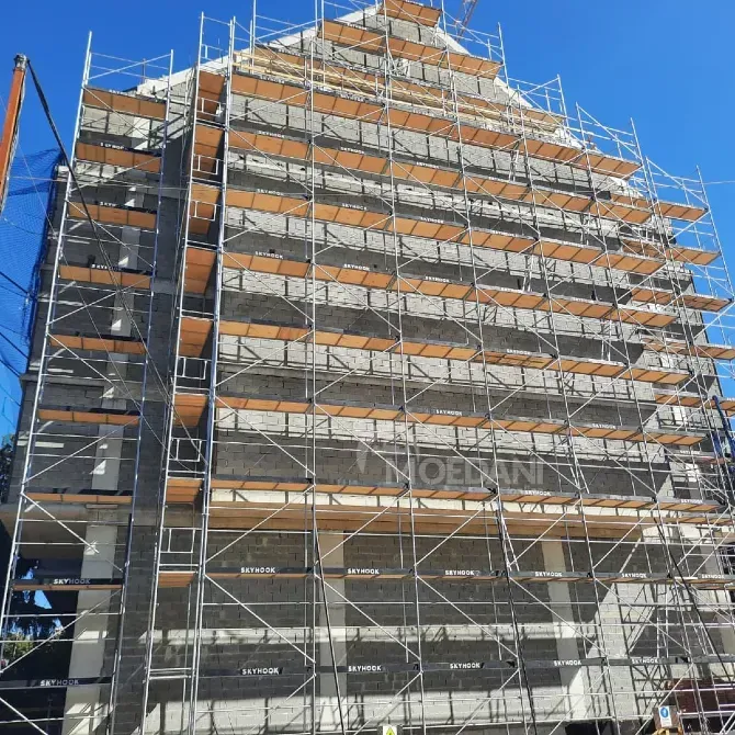 Facade of a house with a roof of 1m2 Tbilisi - photo 5
