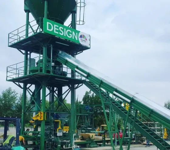 Block and slab machine (automatic) Tbilisi