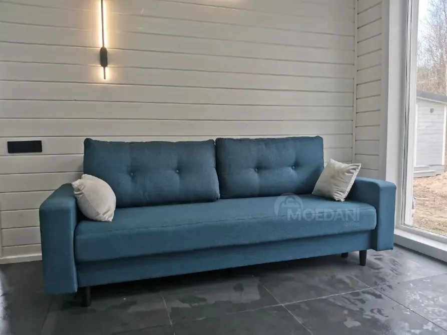 Double Belarusian sofa. Sofa with spring block. Sofa inexpensive. Tbilisi - photo 1