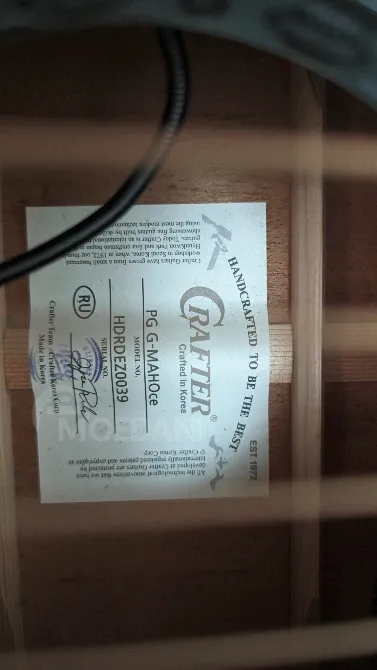 Electric acoustic guitar crafter PG G-mahoce Tbilisi - photo 6