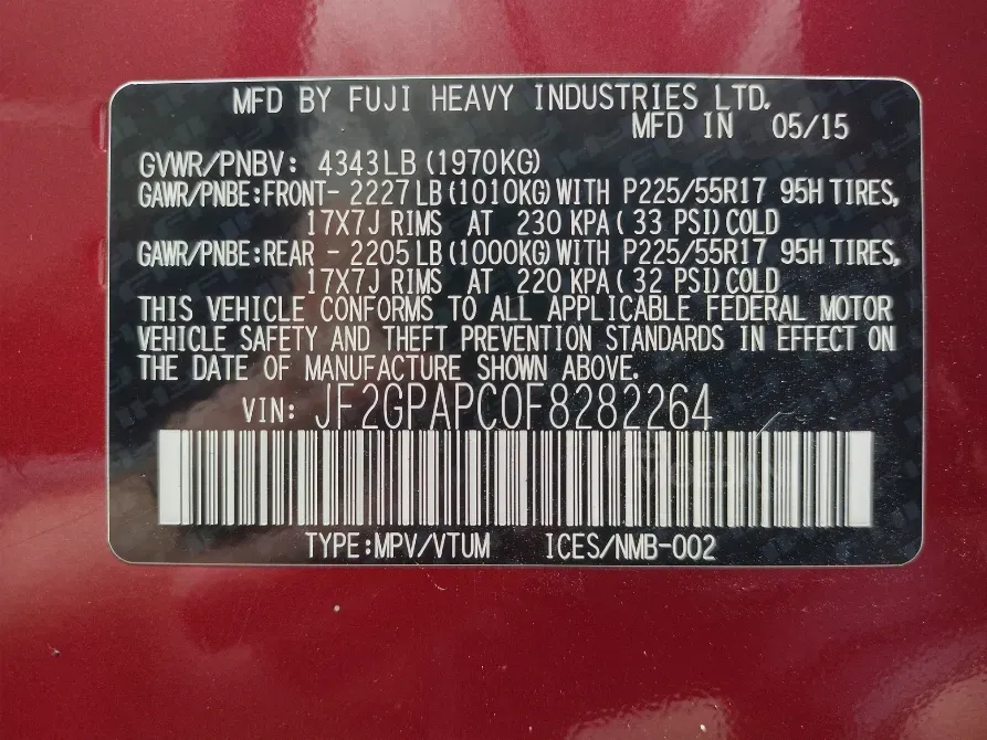 Subaru Crosstrek 2015 ბათუმი - photo 6