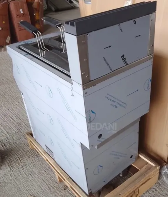 რესტორნის აღჭურვილობა Emperos-ის გაზის ფრიტიური Emperos-ის გაზის გრილი საკვების გაცხელების თარო თბილისი - photo 3