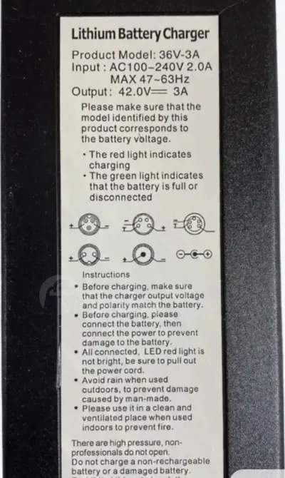 Новая Быстрая зарядка для электросамокатов Xiaomi m365 Pro, Pro 2, Ninebot Max Батуми - изображение 4