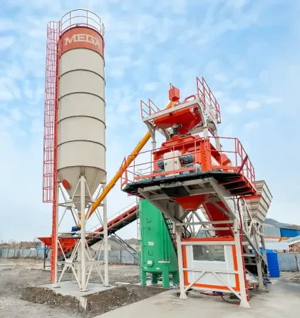 Mobile concrete batching plant 10 cubic meters Tbilisi