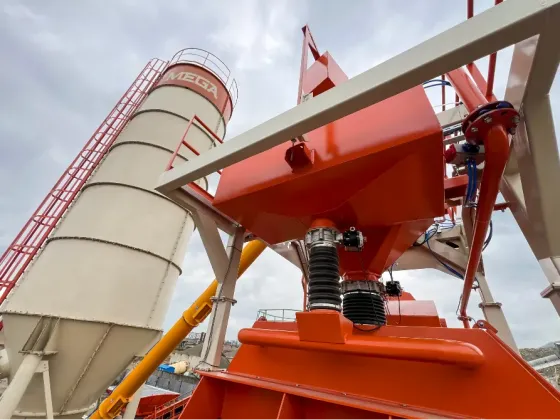 Mobile concrete batching plant 10 cubic meters Tbilisi