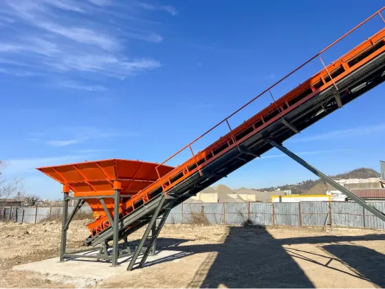 Mobile concrete batching plant 10 cubic meters Tbilisi