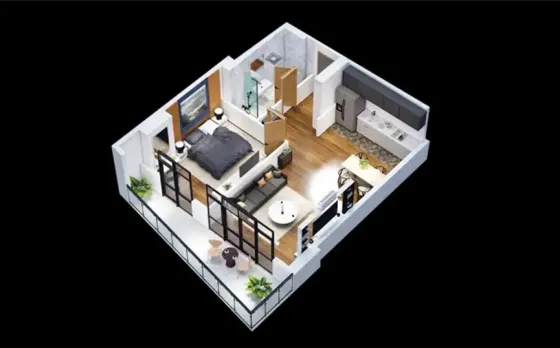 იყიდება 2 ოთახიანი ბინას 67.5მ² 24/30 სართ თბილისი