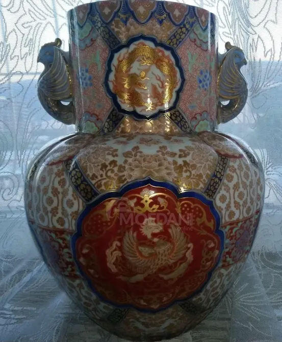 Продаётся антикварная японская фарфоровая ваза (XIX век) Тбилиси - изображение 3