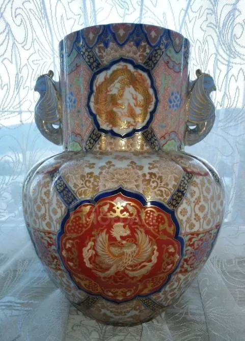 Продаётся антикварная японская фарфоровая ваза (XIX век) Тбилиси - изображение 1