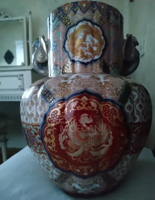 Продаётся антикварная японская фарфоровая ваза (XIX век) Тбилиси - изображение 6