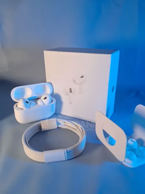 Airpods PRO - ხმაურის ჩამხშობი და ჟესტებზე დაფუძნებული ყურსასმენები ბათუმი - photo 1