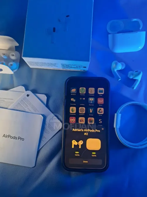 Airpods PRO - ხმაურის ჩამხშობი და ჟესტებზე დაფუძნებული ყურსასმენები ბათუმი - photo 5