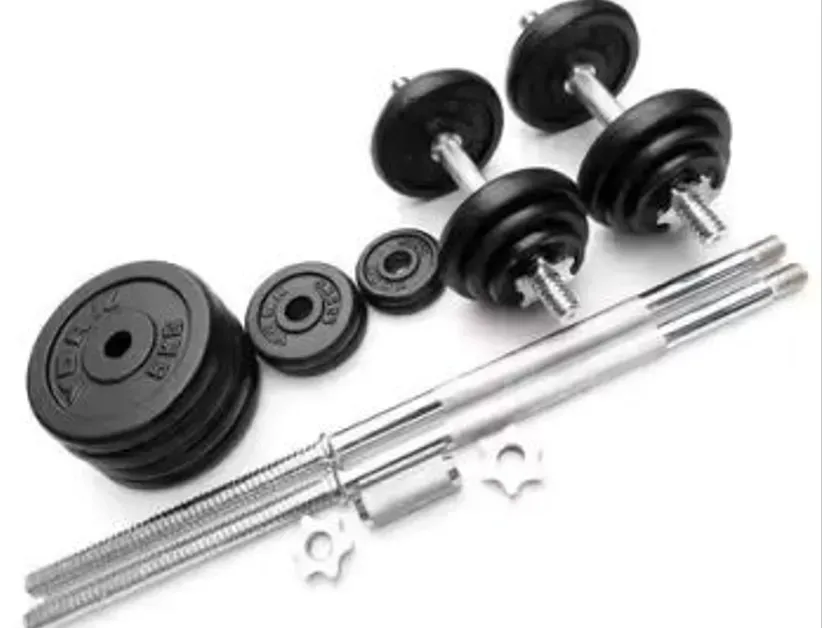 Ჰანტელები 2х20კგ + შტანგა თბილისი - photo 1