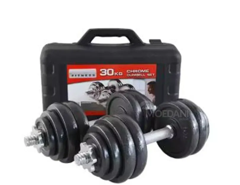 Ჰანტელები ასაწყობი 2х15კგ თბილისი - photo 1