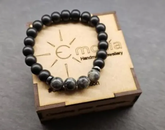 Bracelet made of natural stones "Labrador" Tbilisi