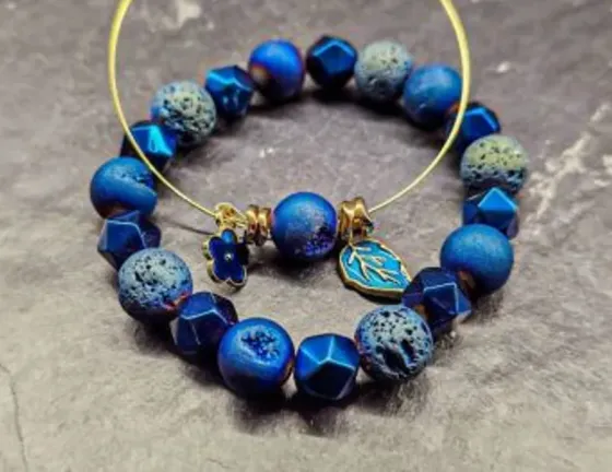 Bracelet made of natural stones 