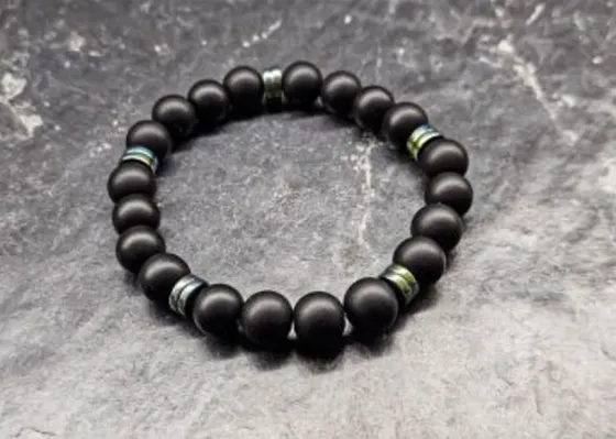 Bracelet made of natural stones "Swan" Tbilisi