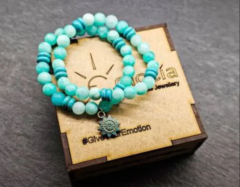 Set of bracelets made of natural stones "Nice" Tbilisi - photo 2