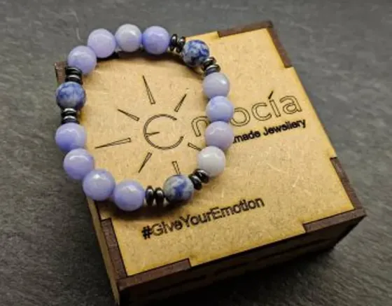 Bracelet made of natural stones "Moon" Tbilisi