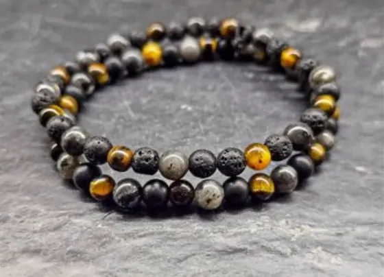 A set of bracelets made of natural stones "Strength" Tbilisi