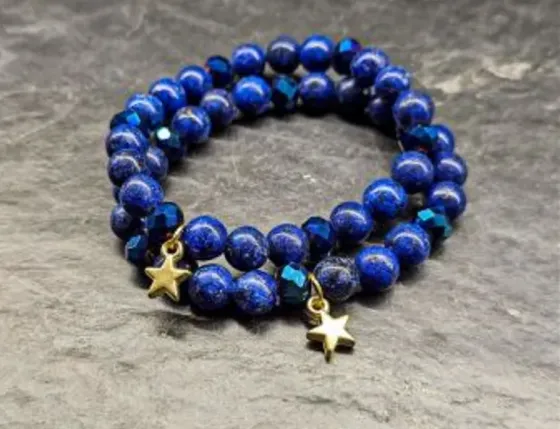 A set of bracelets made of natural stones in "Eurokavish" Tbilisi