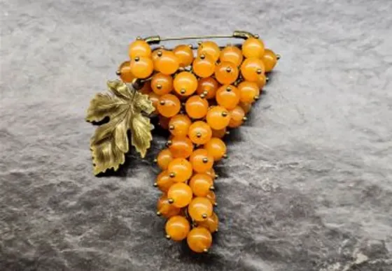 "Rkatsiteli", brooch - natural grape bunch Tbilisi