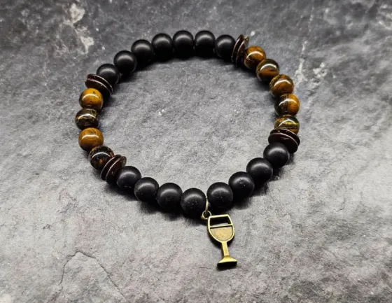 Bracelet made of natural stones "Wine Emotion" Tbilisi