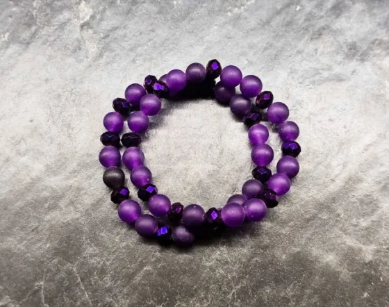 A set of bracelets made of natural stones " Tbilisi