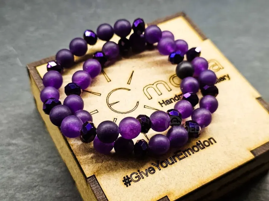 A set of bracelets made of natural stones " Tbilisi - photo 1