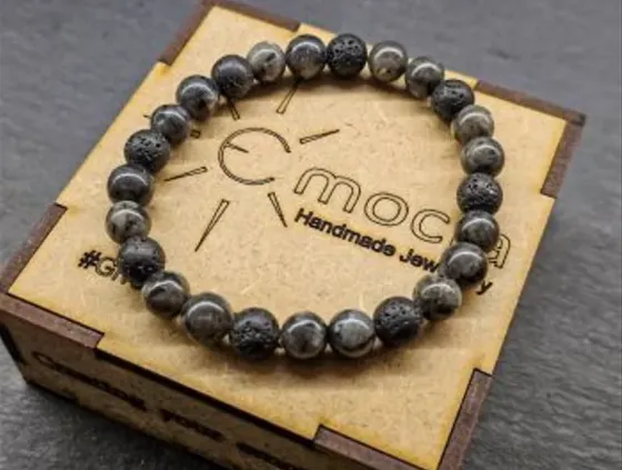 Bracelet made of natural stones "Labradorite" Tbilisi