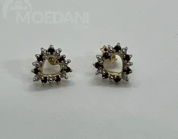 Серьги с сапфирами и бриллиантами Тбилиси - изображение 1