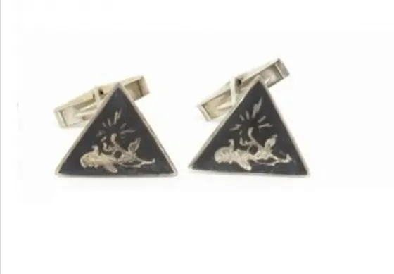 Ანტიკვარი მოსევადებული ვერცხლის საკინძი თბილისი