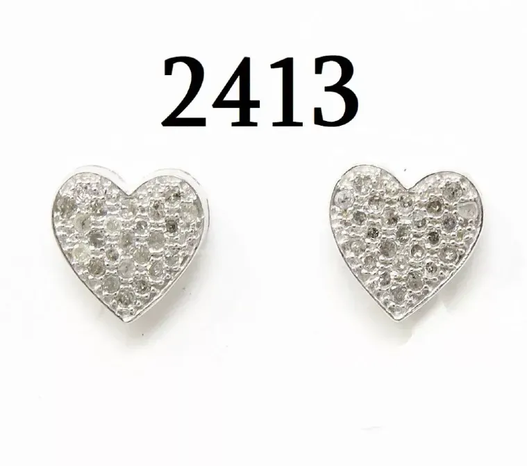 For sale is a new European-made factory-made heart-shaped diamond earring. Tbilisi - photo 2
