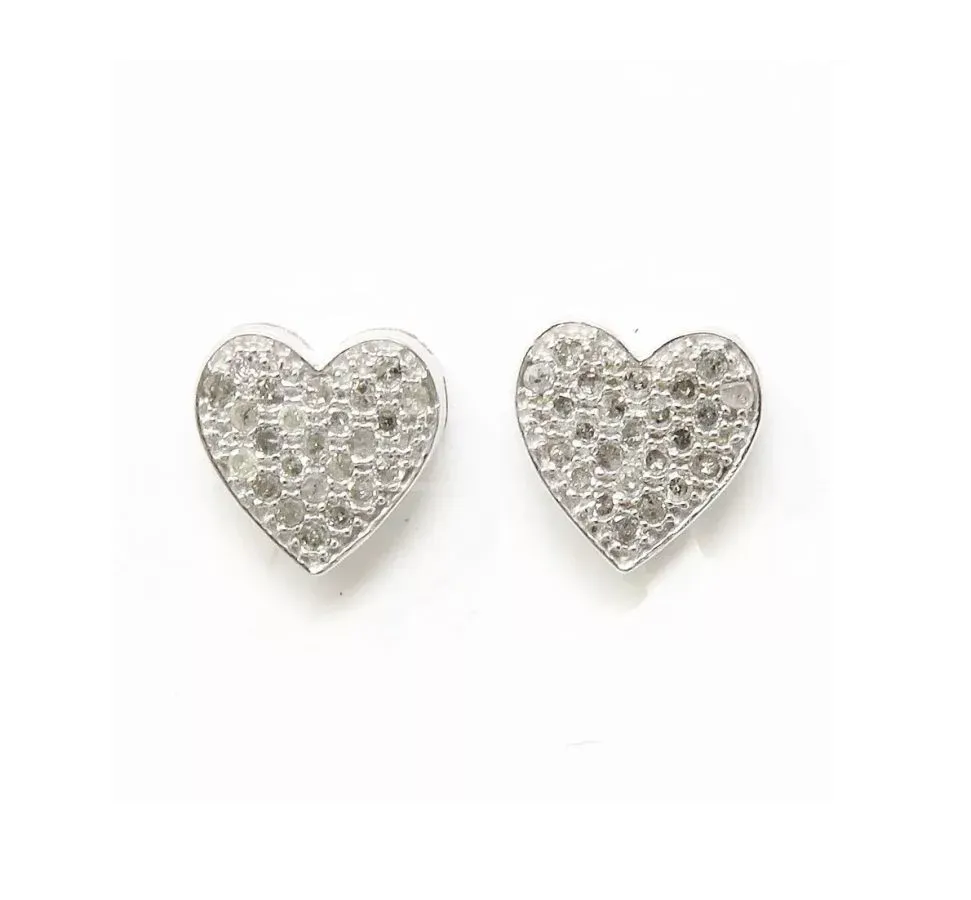For sale is a new European-made factory-made heart-shaped diamond earring. Tbilisi - photo 1