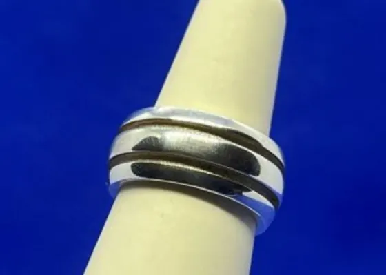 Ვერცხლის ბეჭედი Tiffany & Co Atlas Groove თბილისი