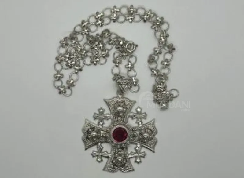 Massive red cross necklace Tbilisi - photo 2