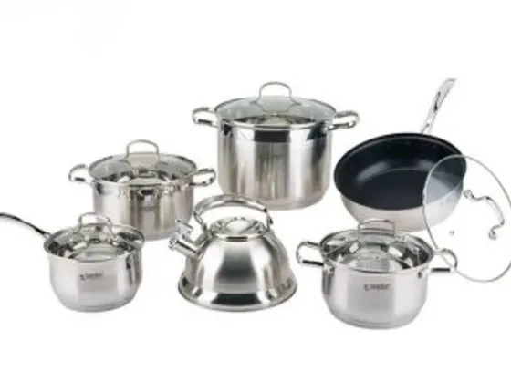 Zepter stainless steel pot set. 18/10 grade. Tbilisi