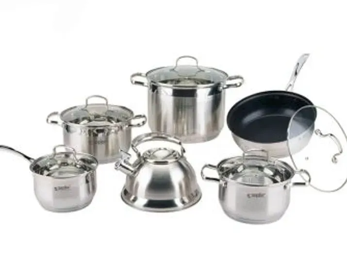 Zepter უჟანგავი ფოლადის ქვაბების ნაკრები. 18/10 სინჯით. თბილისი - photo 1