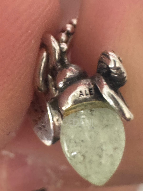 Новая бирюзовая кулон Pandora из серебра 925 пробы «Светлячок-мотылек» от Pandora Карели - изображение 4