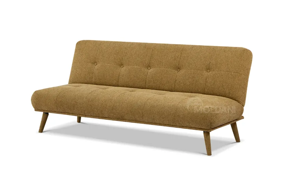 Раскладной диван выделяется коричневой тканью и прямым дизайном. Тбилиси - изображение 2