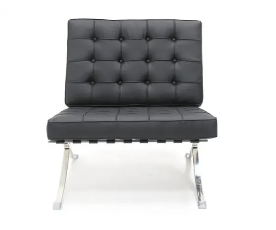 Продается черное кожаное кресло Тбилиси