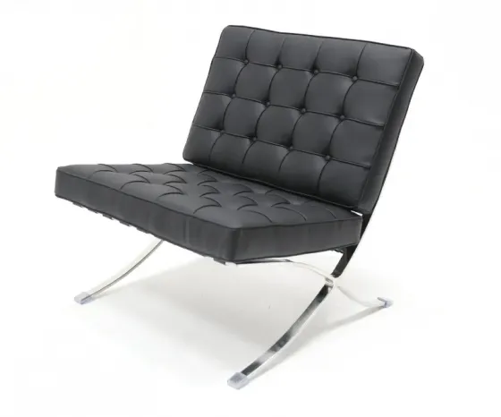 Продается черное кожаное кресло Тбилиси